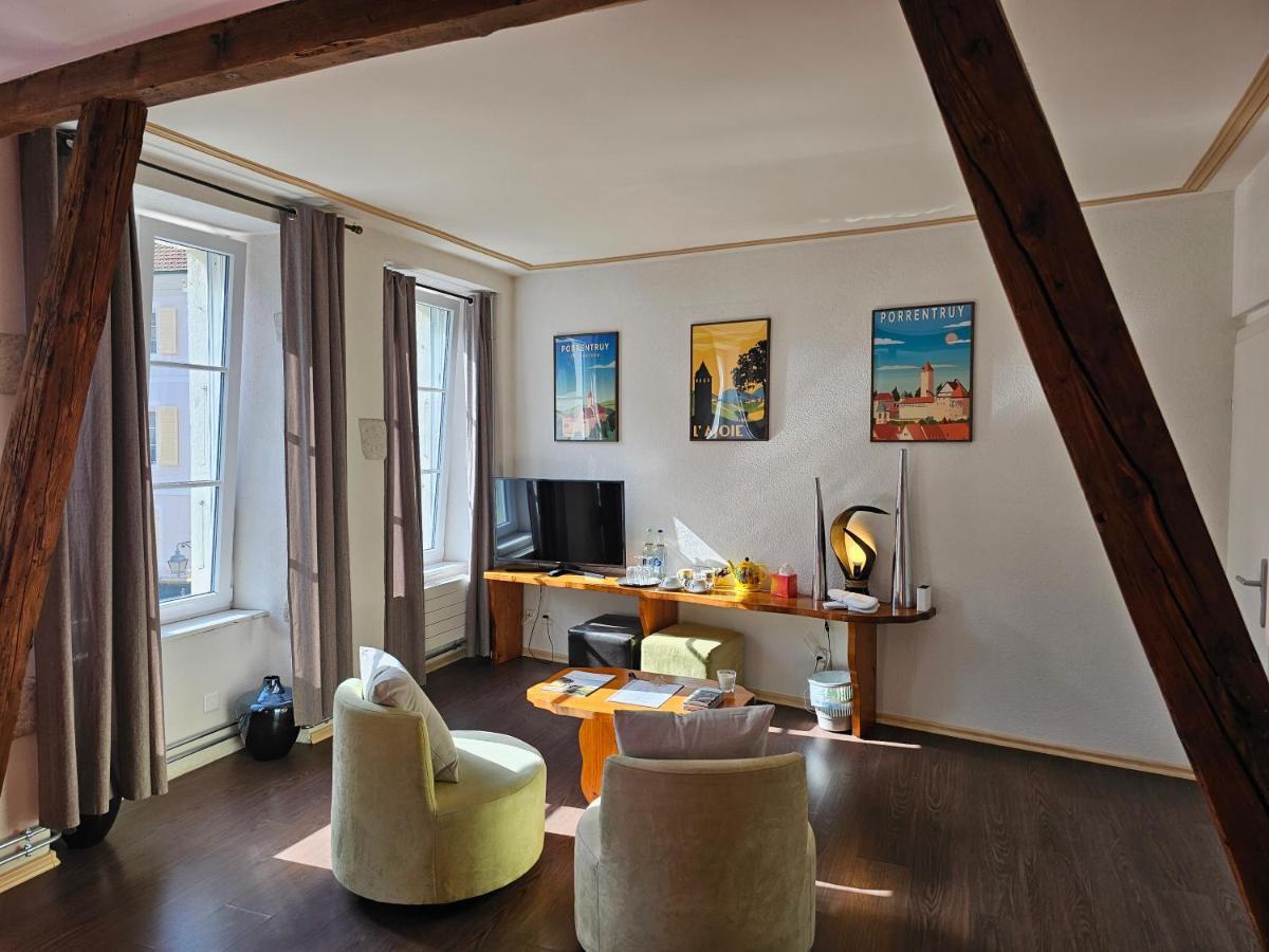 La Croix Federale Hotel Porrentruy Kültér fotó