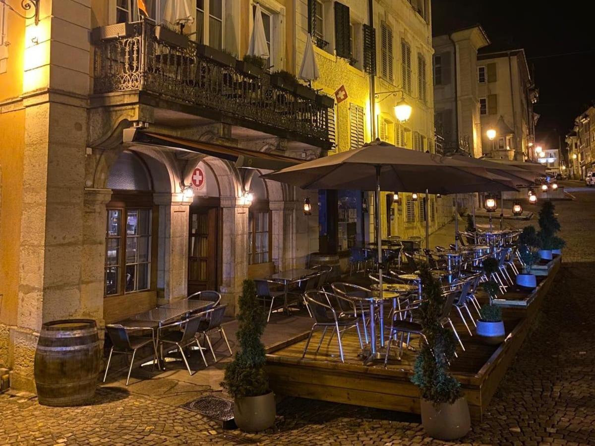 La Croix Federale Hotel Porrentruy Kültér fotó